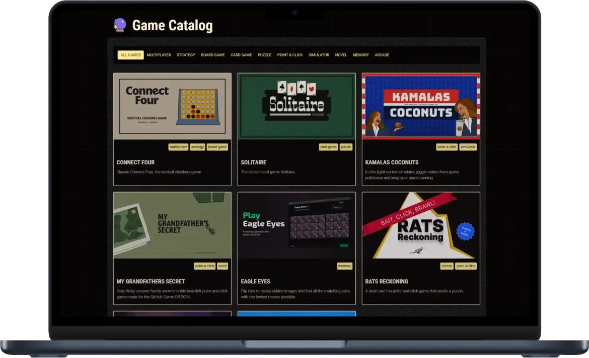 MYOL Minigames Catalog